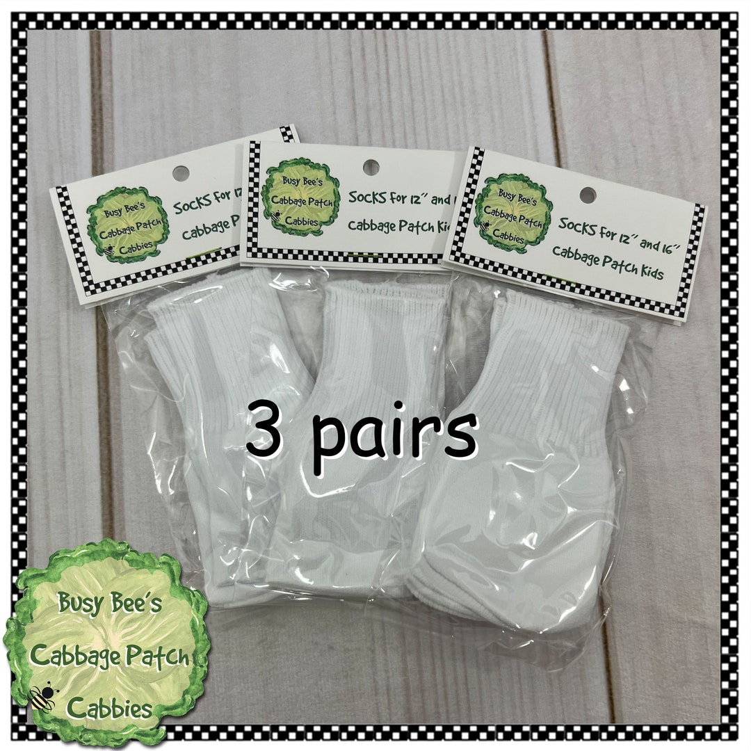Doll Socks Fits Cabbage Patch Kids and More choose Quantity - Etsy