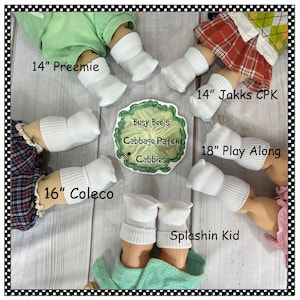 Doll Socks fits Cabbage Patch Kids and more! (Choose Quantity)