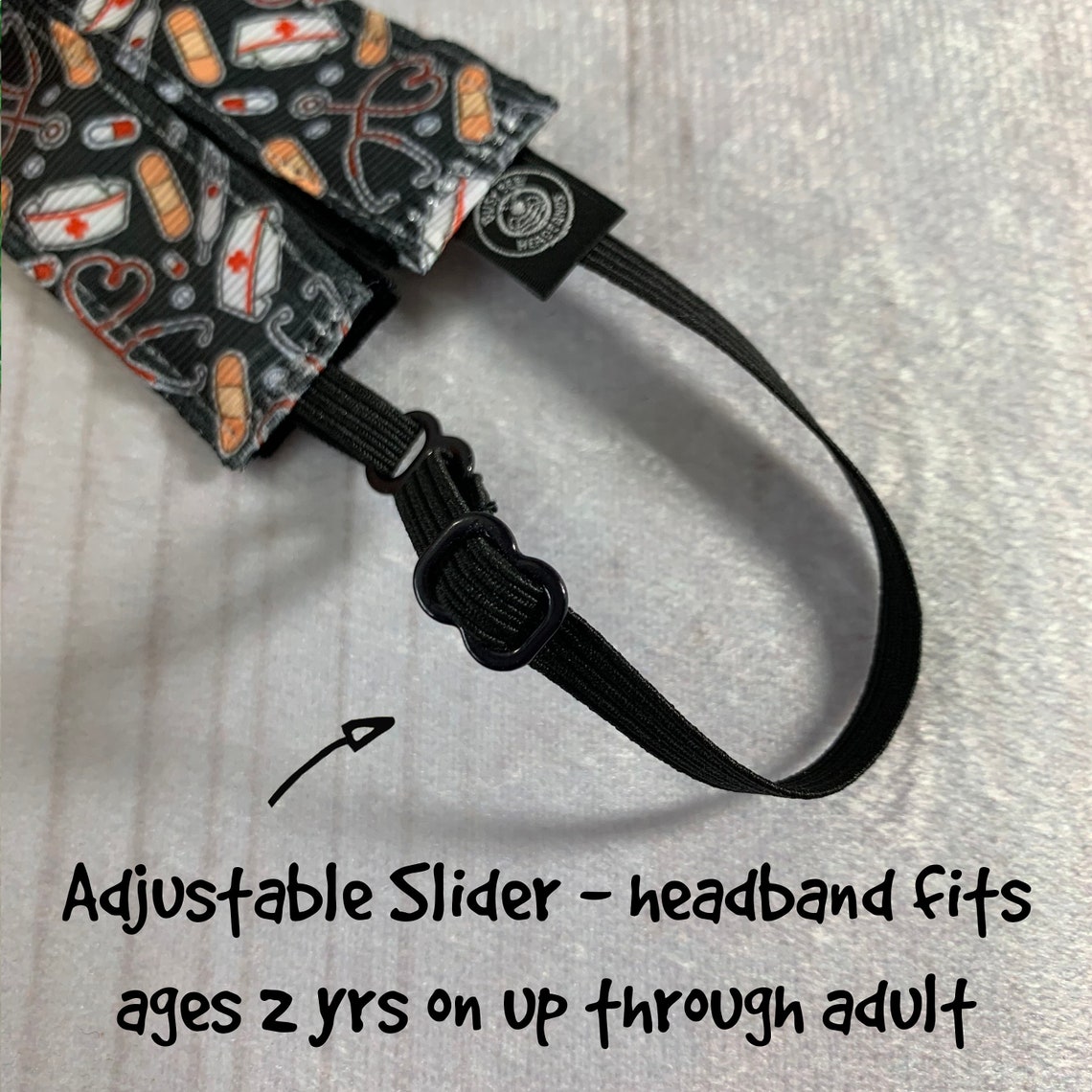 7/8 HEALTHCARE HERO Headband / Nurse Doctor Headband / Etsy