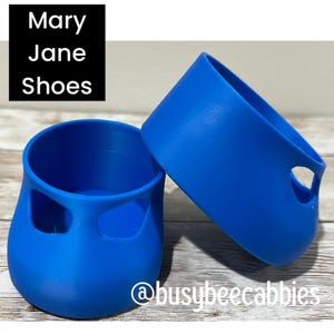 Best Cabbage Patch Kids Shoes BLUE Mary Jane T-Strap Doll / fits 12” CPK Dolls / Over 600 pairs sold!