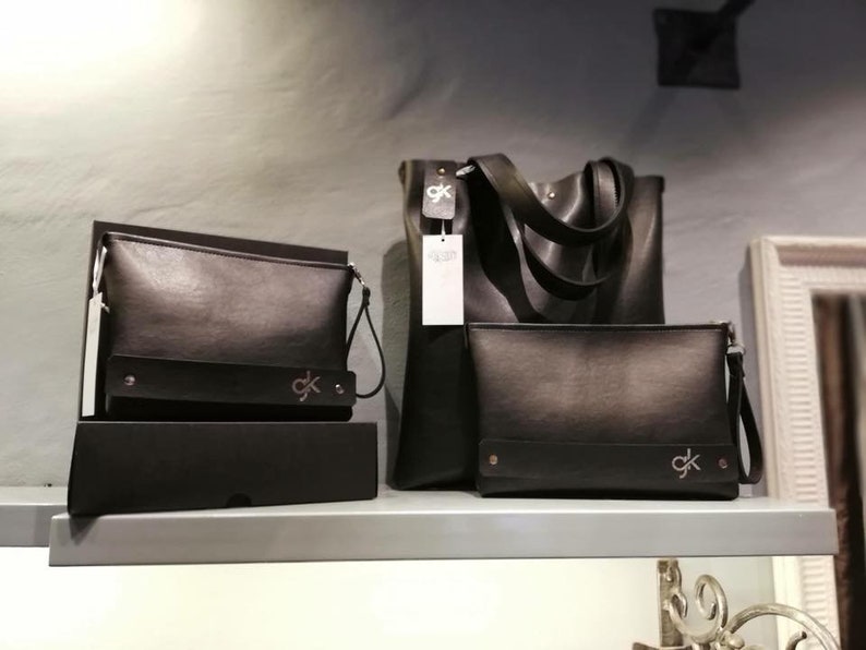 GK Handmade PU Vegan Leather Clutch Bag Handbag Women Purse image 6