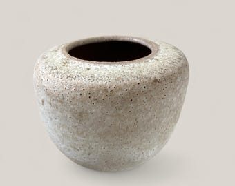 Vintage Ceramic gray Vase,  EG Meuselwitz, Erhard GOSCHALA