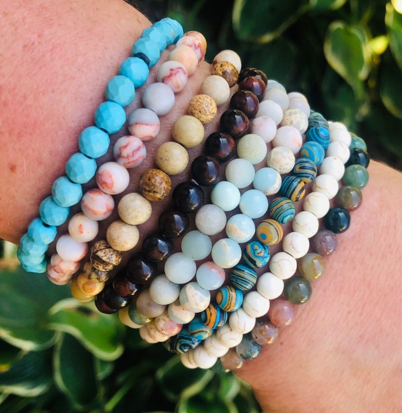Bead Bracelet Yoga Bracelet Chakra Eyes Colorful Plastic Bracelet Jewelry Black For Daily for Women main image 1