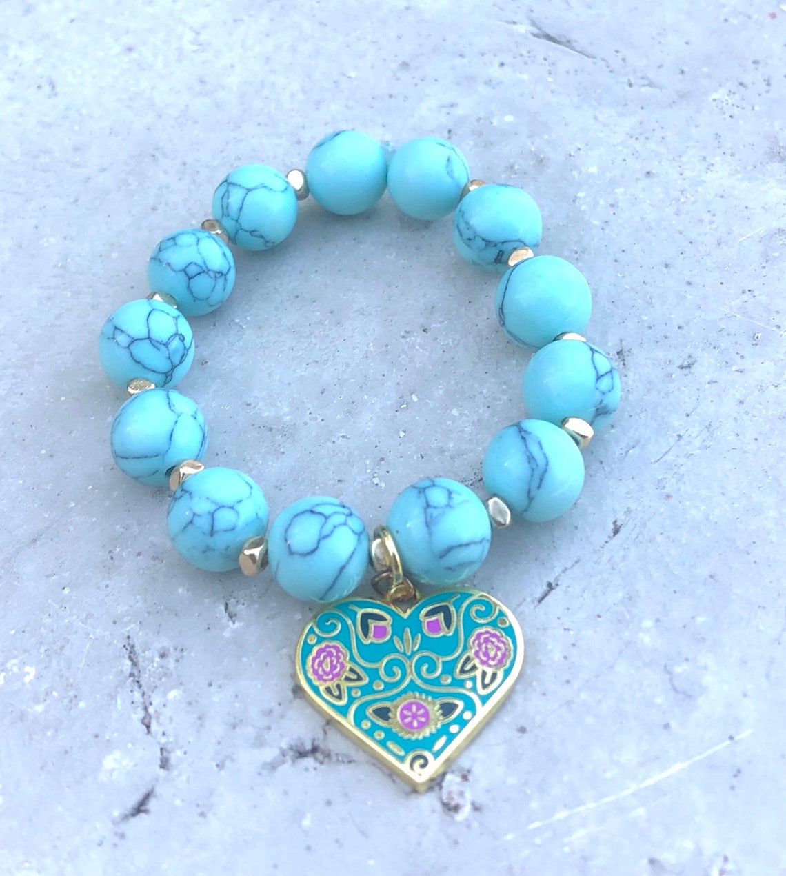 Stackable Gemstone Bracelet Gemstone Bead Bracelet Gemstone Etsy