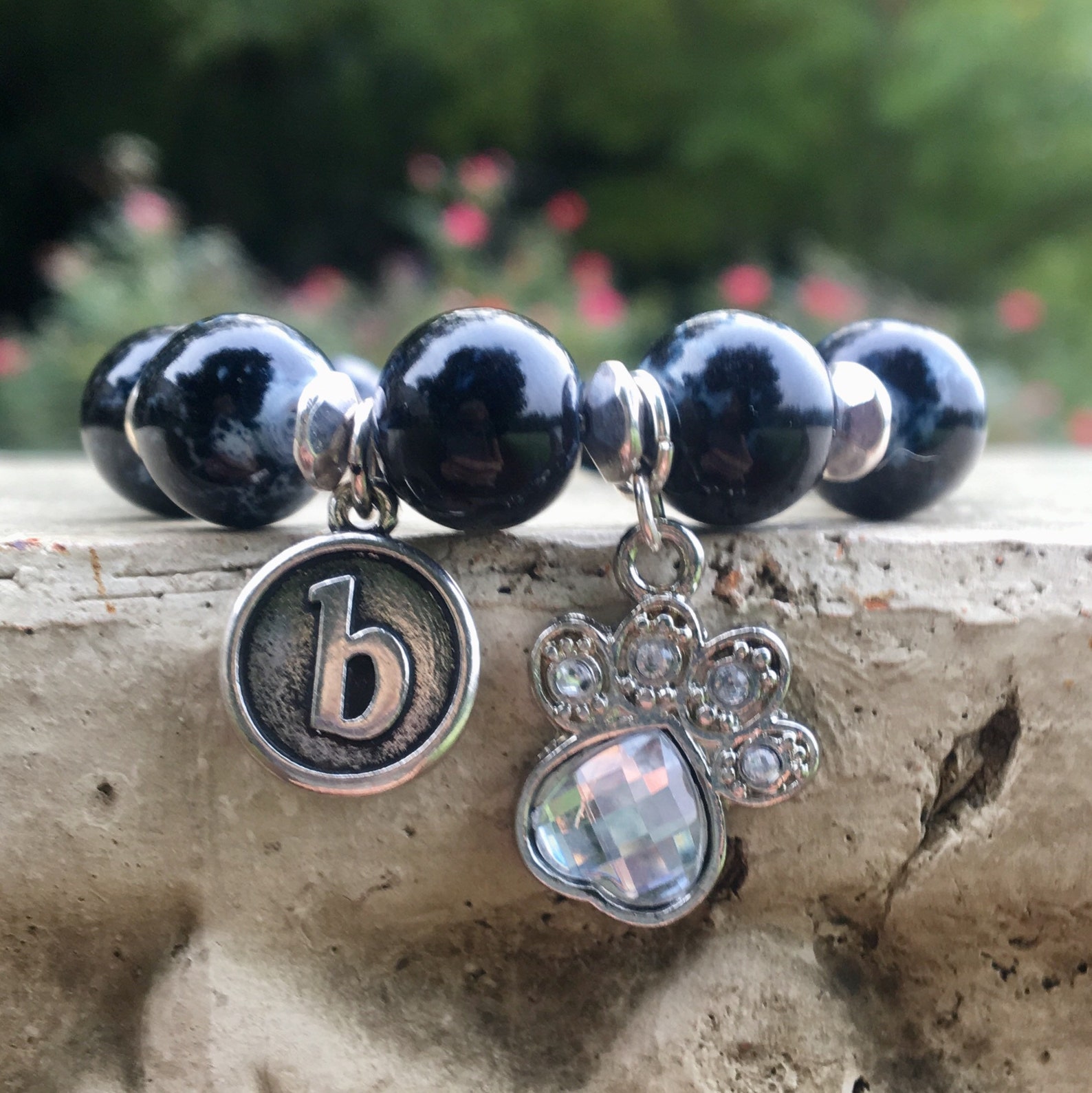 Dog Memorial Bracelet Dog Memorial Gift Pet Memorial Gift Etsy