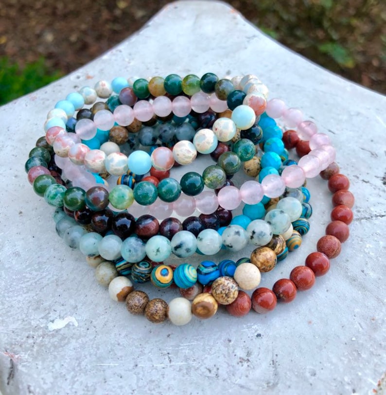 Chakra Bracelet Chakra Beaded Bracelets Chakra Jewelry Etsy