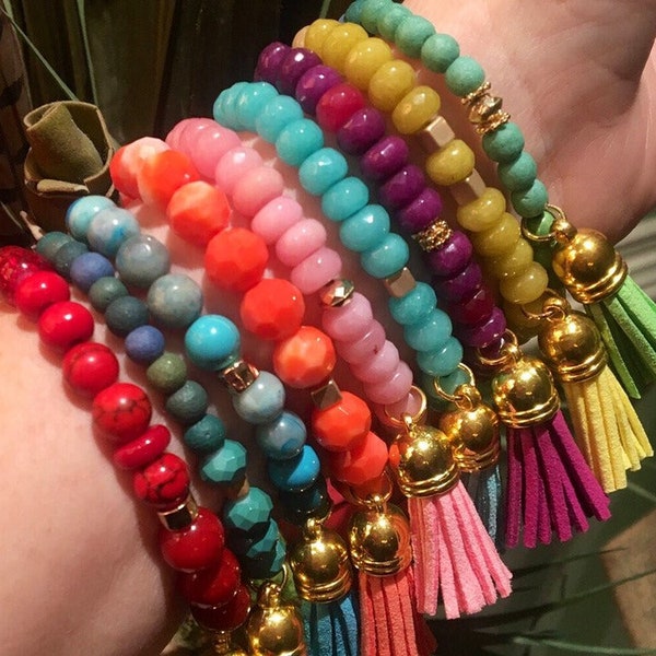 Colorful Tassel Bracelets