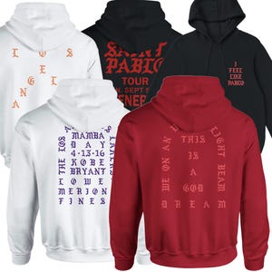 I Feel Like Pablo Unisex Hooded Sweatshirt hoodie Kanye West Yeezy Merch TLOP Inspired image 2