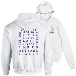 I Feel Like Pablo Unisex Hooded Sweatshirt hoodie Kanye West Yeezy Merch TLOP Inspired Mamba Day