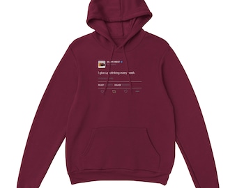 I Give Up Drinking Kanye West Tweet Hoodie, Unisex Printed Pullover