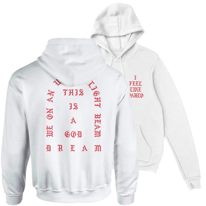 I Feel Like Pablo Unisex Hooded Sweatshirt hoodie Kanye West Yeezy Merch TLOP Inspired image 16