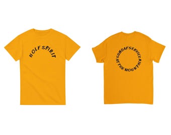 Holy Spirit Sunday Service T-Shirt, Unisex Graphic Tee