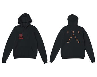 Los Angeles Kanye West Hoodie, I Feel Like Pablo TLOP Tour Sweatshirt, Bootleg Ye Merch, Unisex