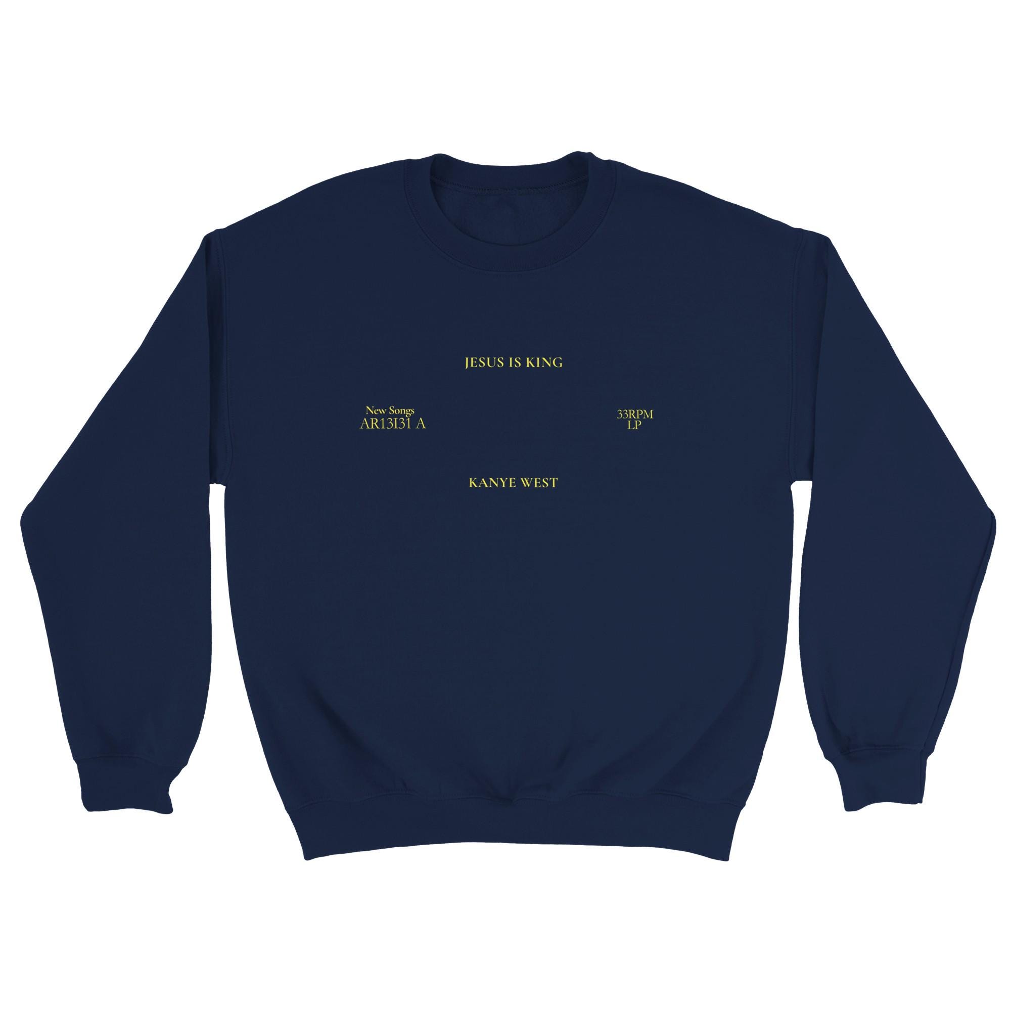 Jesus is King Inspired Crewneck - Kanye West Sunday Service Tour 