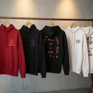 I Feel Like Pablo Unisex Hooded Sweatshirt hoodie Kanye West Yeezy Merch TLOP Inspired image 1