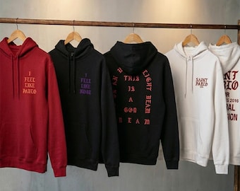 I Feel Like Pablo Unisex Hooded Sweatshirt hoodie Kanye West Yeezy Merch TLOP Inspired
