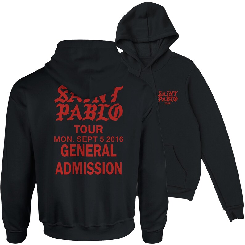 I Feel Like Pablo Unisex Hooded Sweatshirt hoodie Kanye West Yeezy Merch TLOP Inspired Saint Pablo Tour