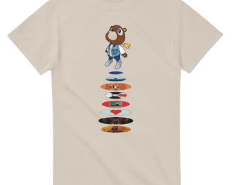 Kanye Graduation Bear T-Shirt, Album Discography Graphic Tee, College Dropout Inspired Unisex Shirt
