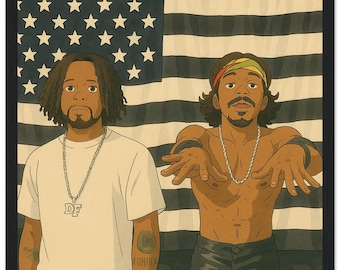 80s Rap Album Cover Canvas Art: Customizable Hip Hop Collage - Etsy