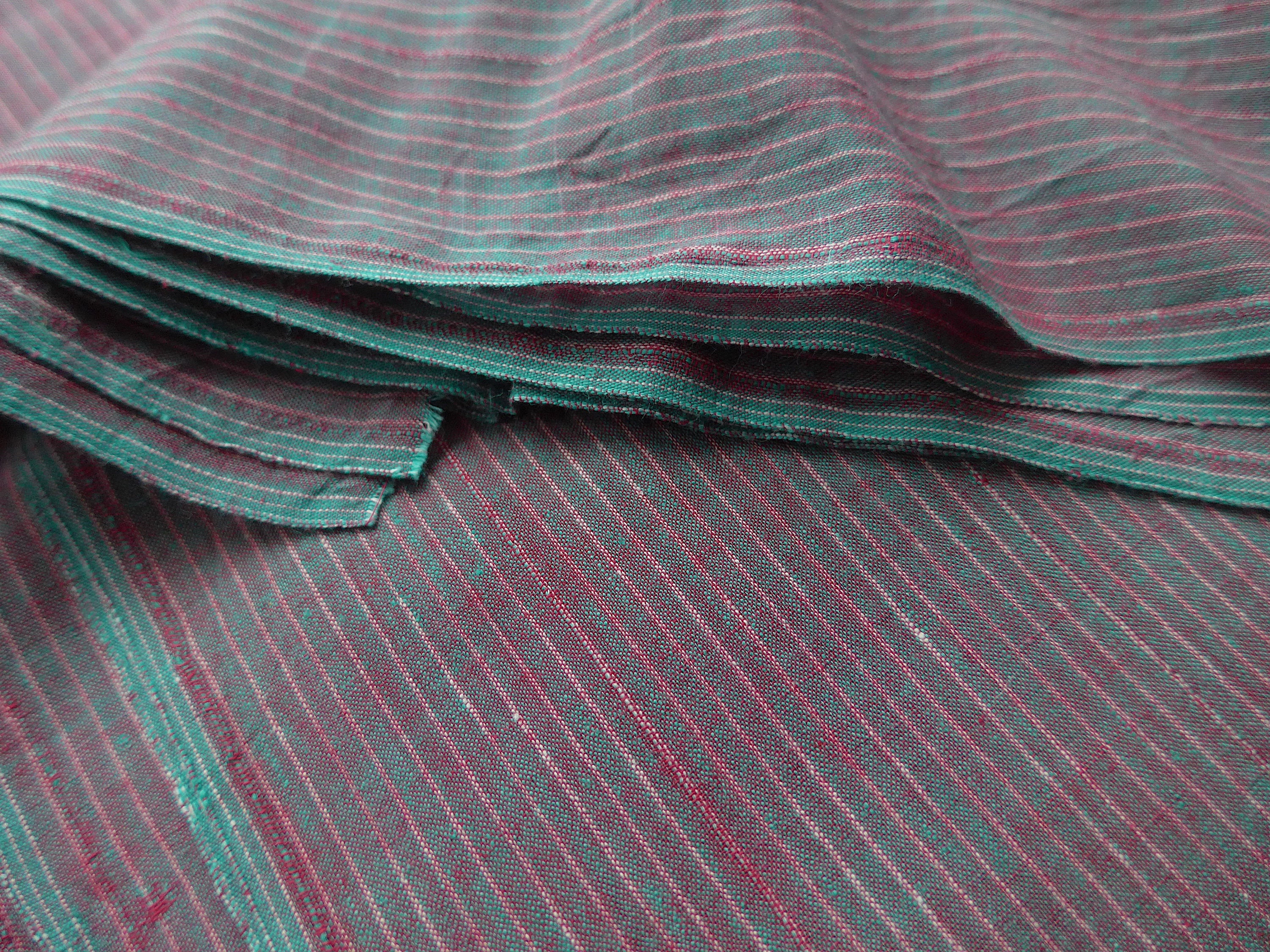 THE HOODED PONCHO in SHERBERT AWNING STRIPED GAUZE – Lisa