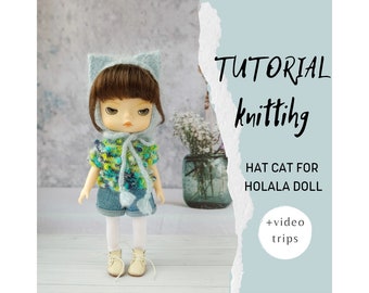 Holala doll hat pattern, Holala doll clothes pattern, Holala pattern pdf, Holala hat pattern