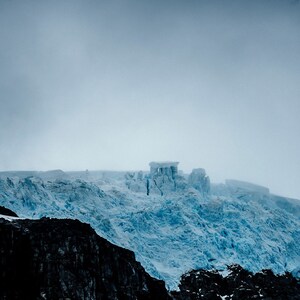 ICE CASTLE, At the top of a glacier landscape we found a cathedral of ice that is one of the worlds wonders I have found, the captain agreed
