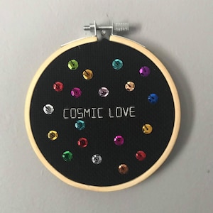 Florence and the Machine Cosmic Love Embroidery Decoration Cross Stitch