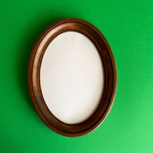 Oval frame oval photo frame oval picture frame frame for embroidery wooden oval frame Size 4 x 6 5 x 7 6 x 8 8 x 10 inches