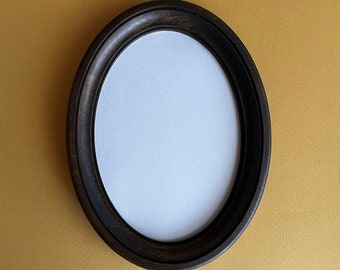 北欧ヴィンテージ Jyden オーバルフォトフレーム ガラス ヴィンテージオーバルフォトフレーム3個セット、ガラス、ブラック