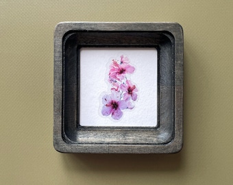 gray wooden square frame,christmas gift