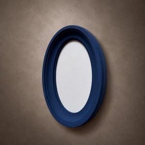 blå oval träram, julklapp
