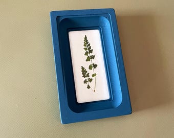 blue rectangular wooden frame,christmas gift
