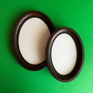 Оval picture frame oval photo frame wooden oval frame Size 4 x 6 5 x 7 6 x 8 8 x 10 inches