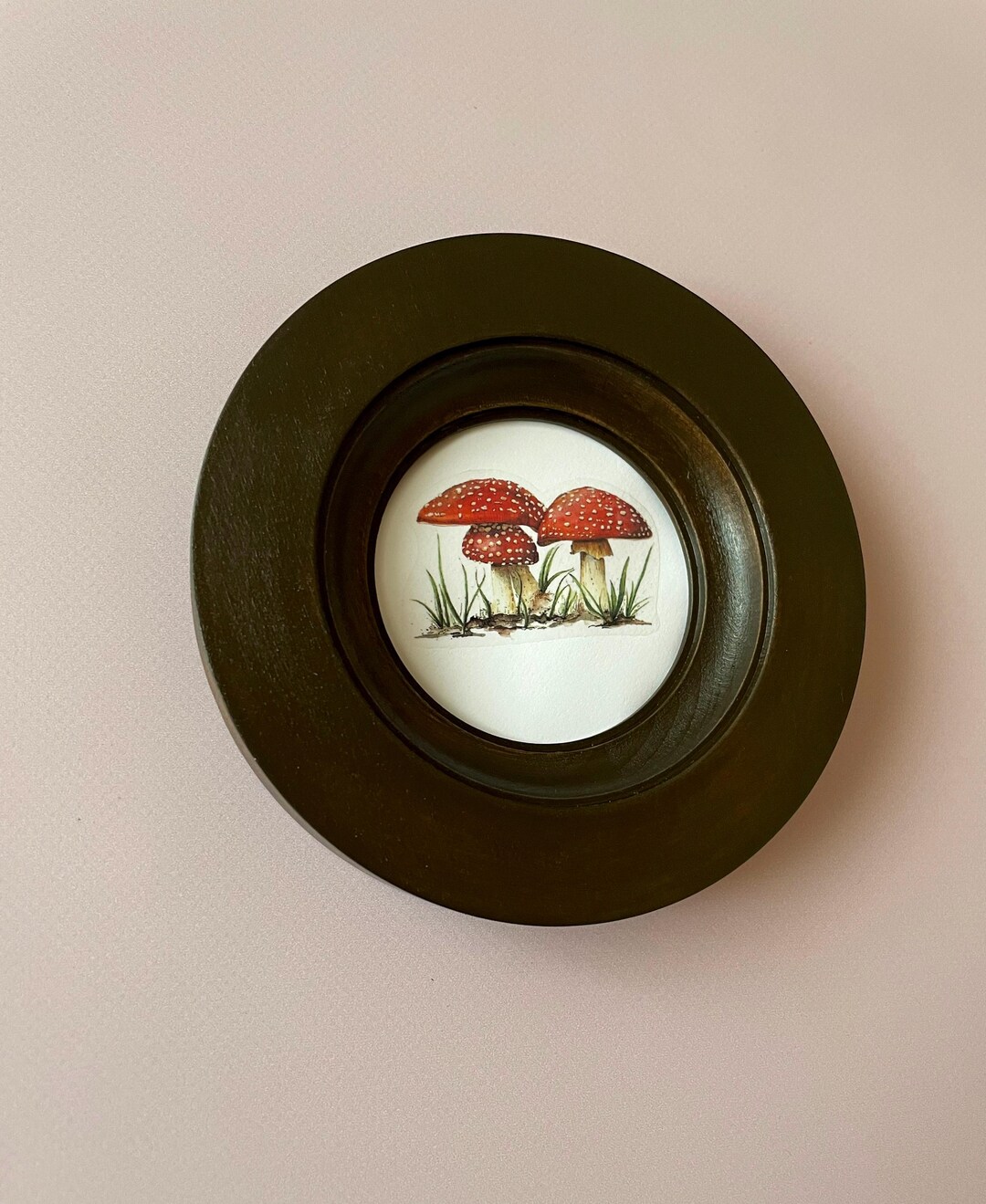 Round Picture Frame With Wide Base Size 3 - 16 Inches - Etsy
