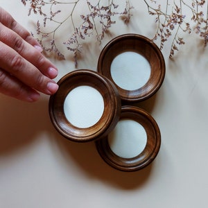 Set of 3 Small Сircular frame 2x2 Round frame, round wall frame, round wooden frame, embroidery hoop frame picture frames