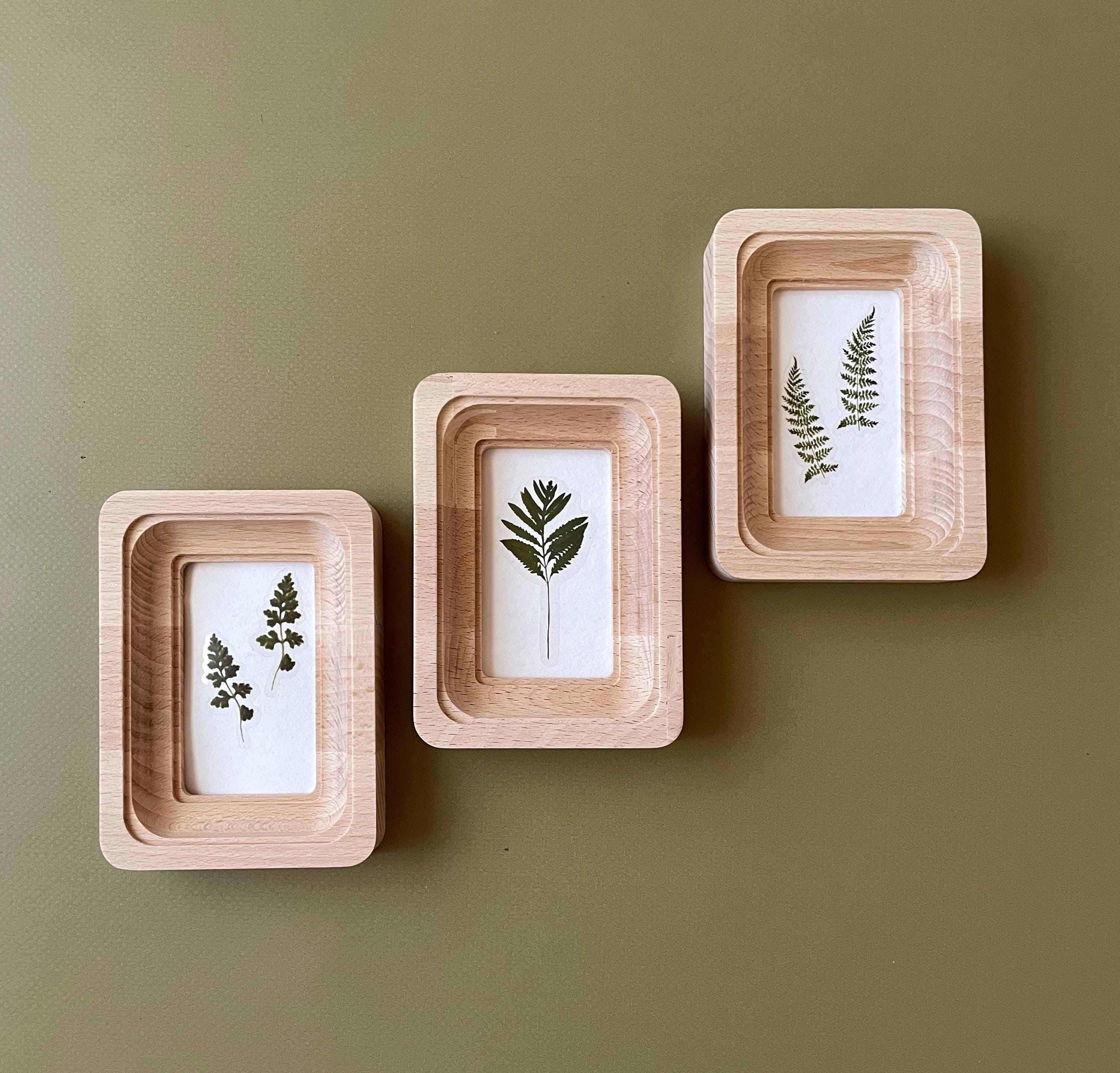 Mini Wooden Photo Frame Set: Rectangular Display Frames 2x4, 2x3 - Etsy