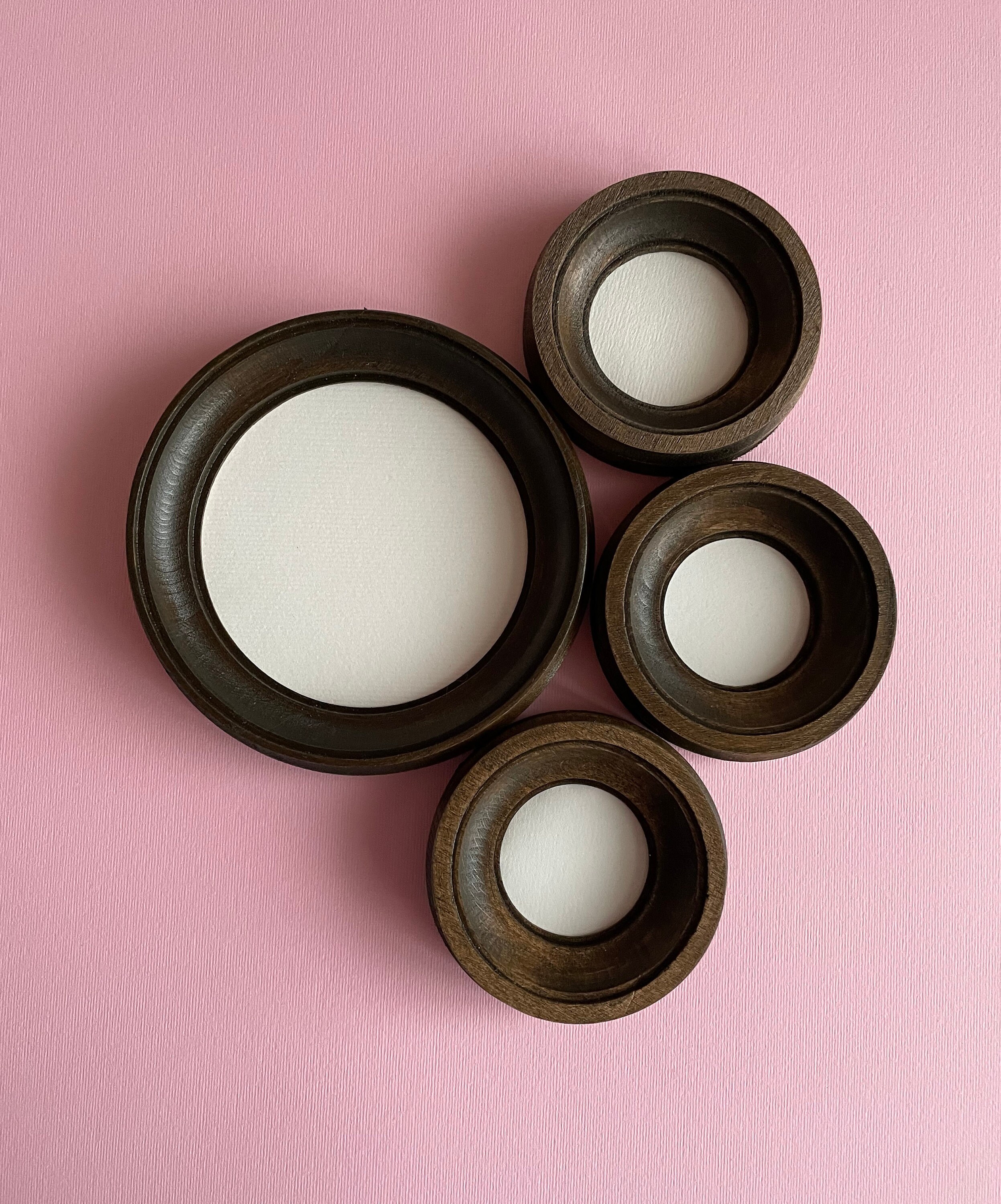 Frame Round Frame, Round Wall Frame, Round Photo Frame, Round Wooden ...