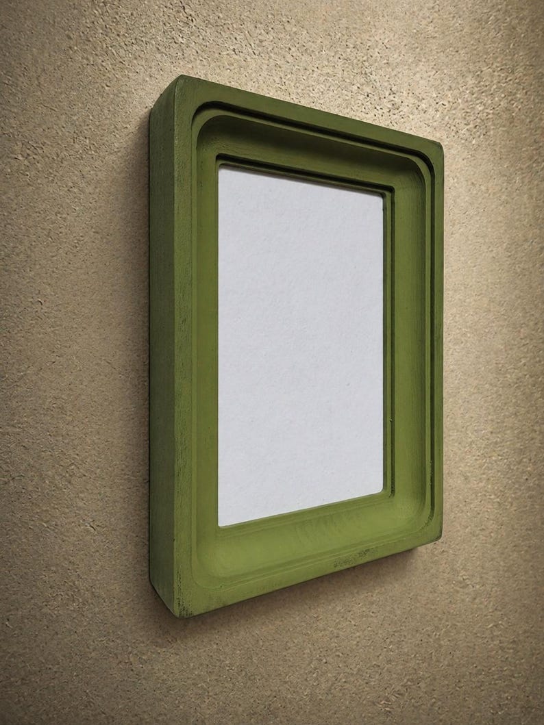 Wooden Swamp Green Rectangular Frame,christmas Gift - Etsy New Zealand