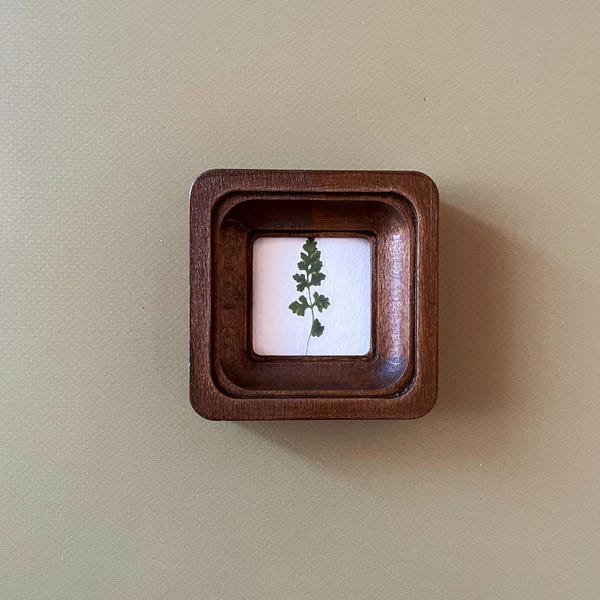 small Square Frame, frame  natural wood frame, Classic Photo Frame, small wall decor