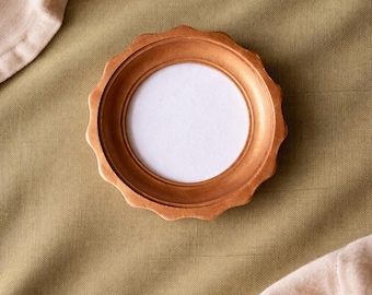 Bronze original round frame,Size 2 - 16 inches,christmas gift