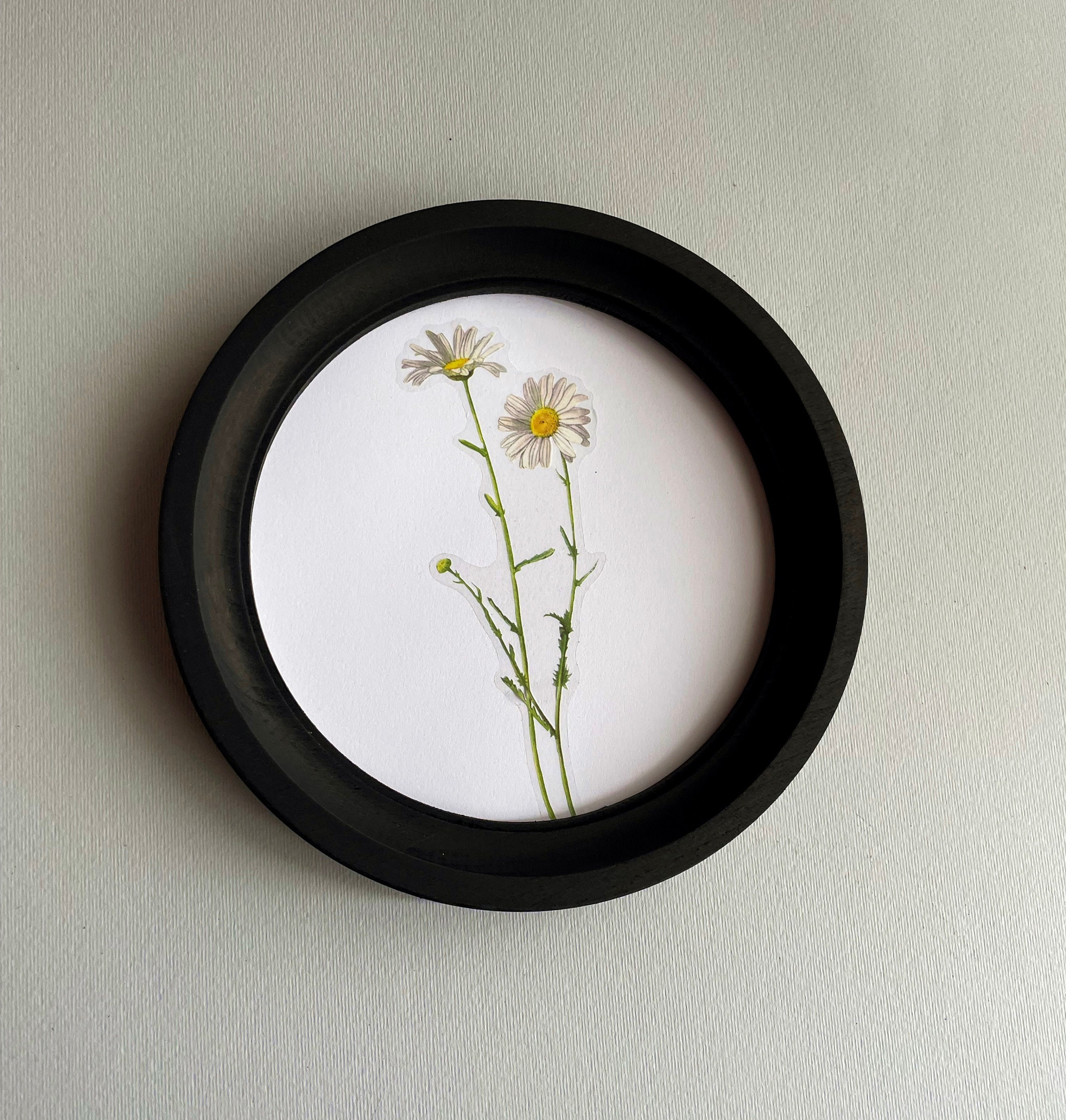 Black Rounded Frame Black Round Frame Round Picture Frame Embroidery Frame Picture Frames ...