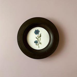 brown round frame, wide wooden frame, size 3-16 inch picture frames, large brown frame
