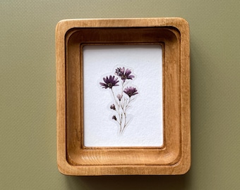 natural light brown rectangular frame,christmas gift