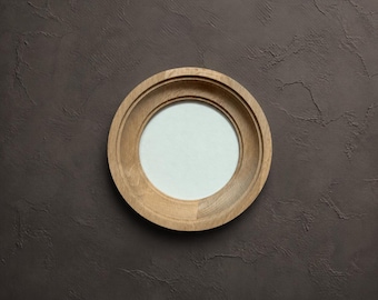 round beige wooden frame,Size 2 - 16 inches,christmas gift