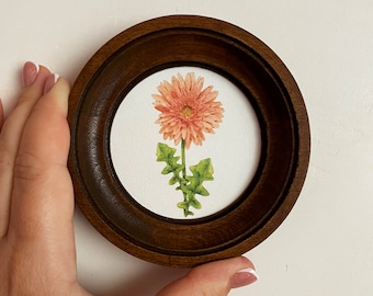 Cadre photo rond doré, cadre photo vintage en bois, décoration murale victorienne - Canada