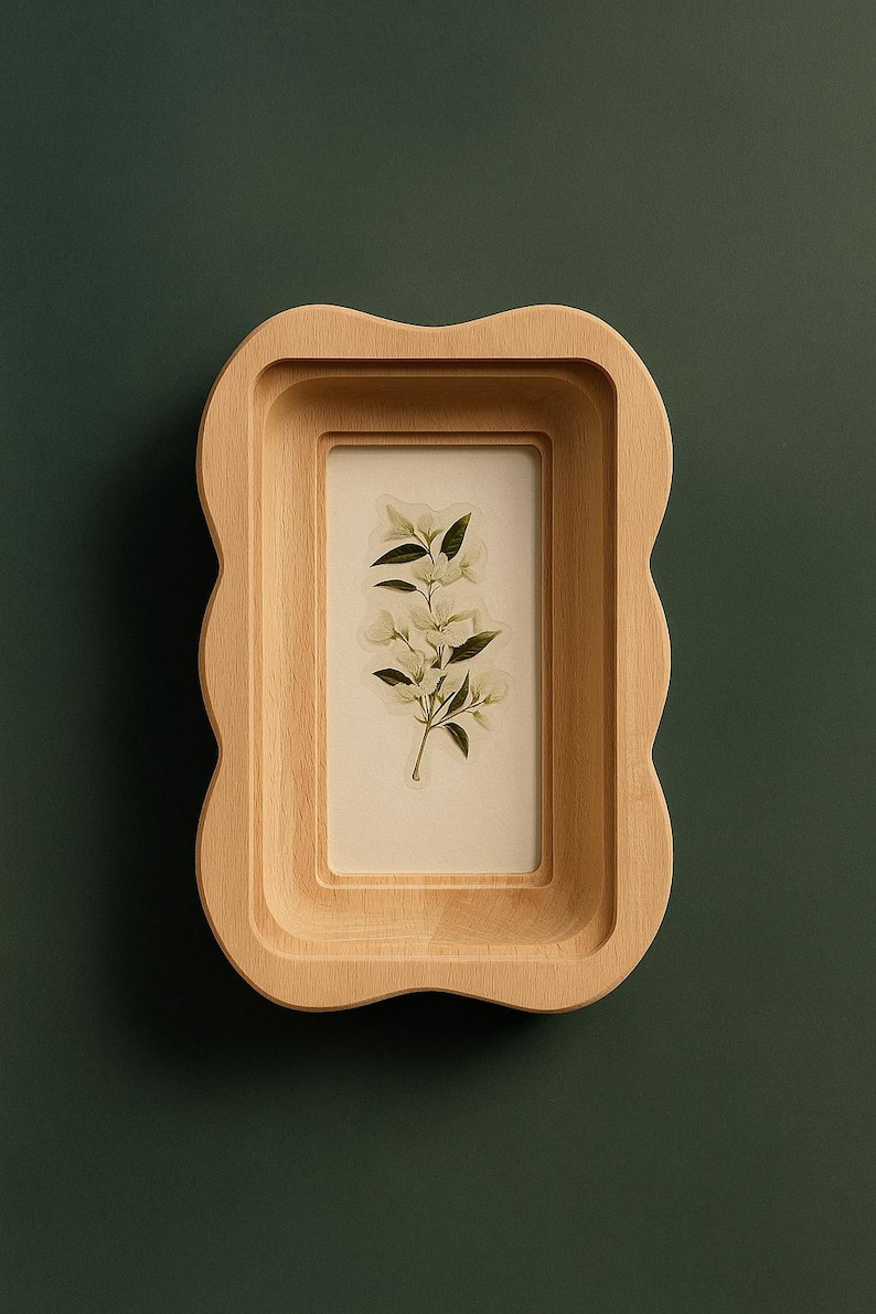 Rectangular Wooden Photo Frame With an Original Shape, Frame Picture ...