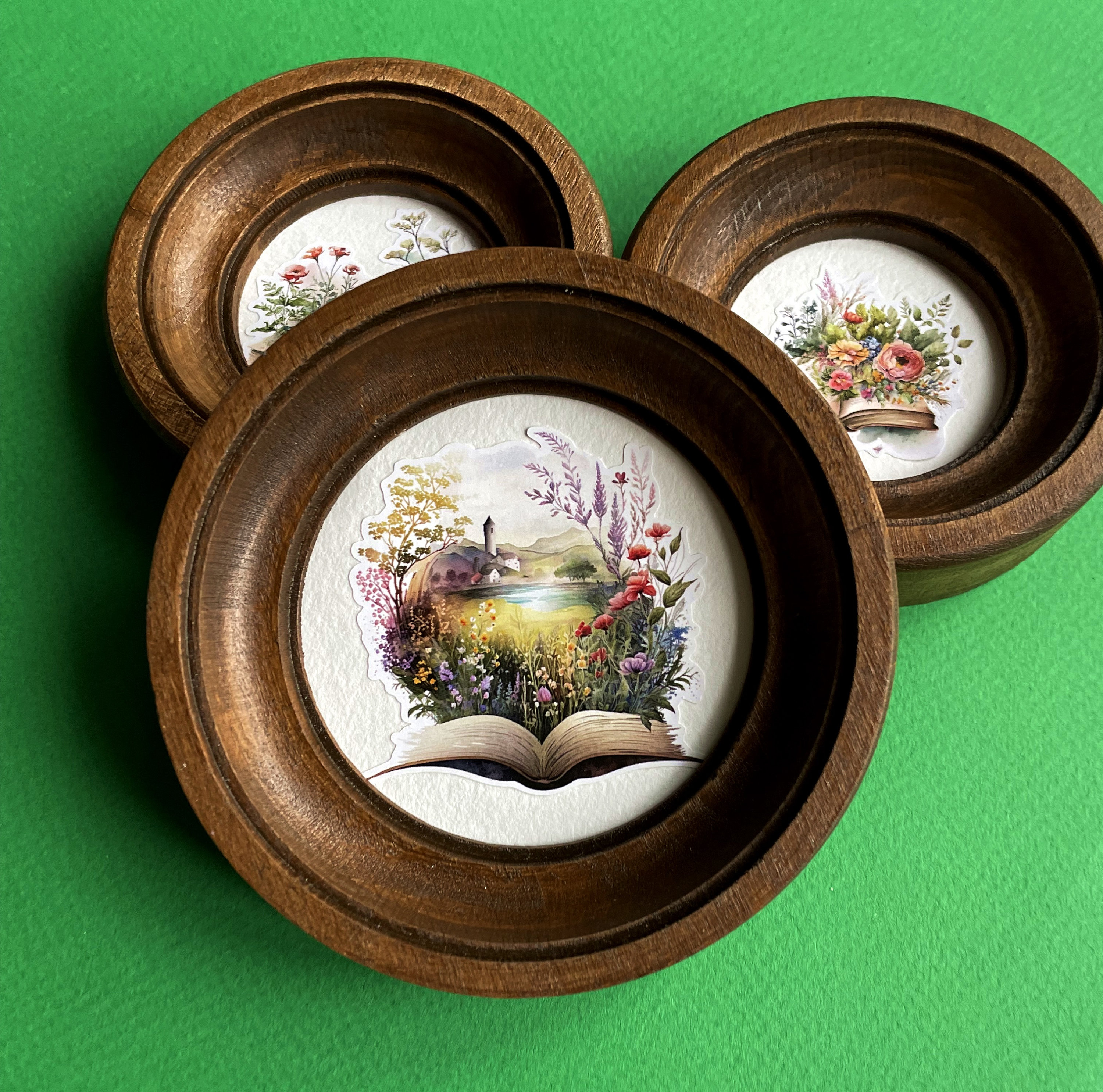 Picture Frame Top Rounded Round Picture Frame Embroidery Frame Round Frame Round Wooden Frame ...