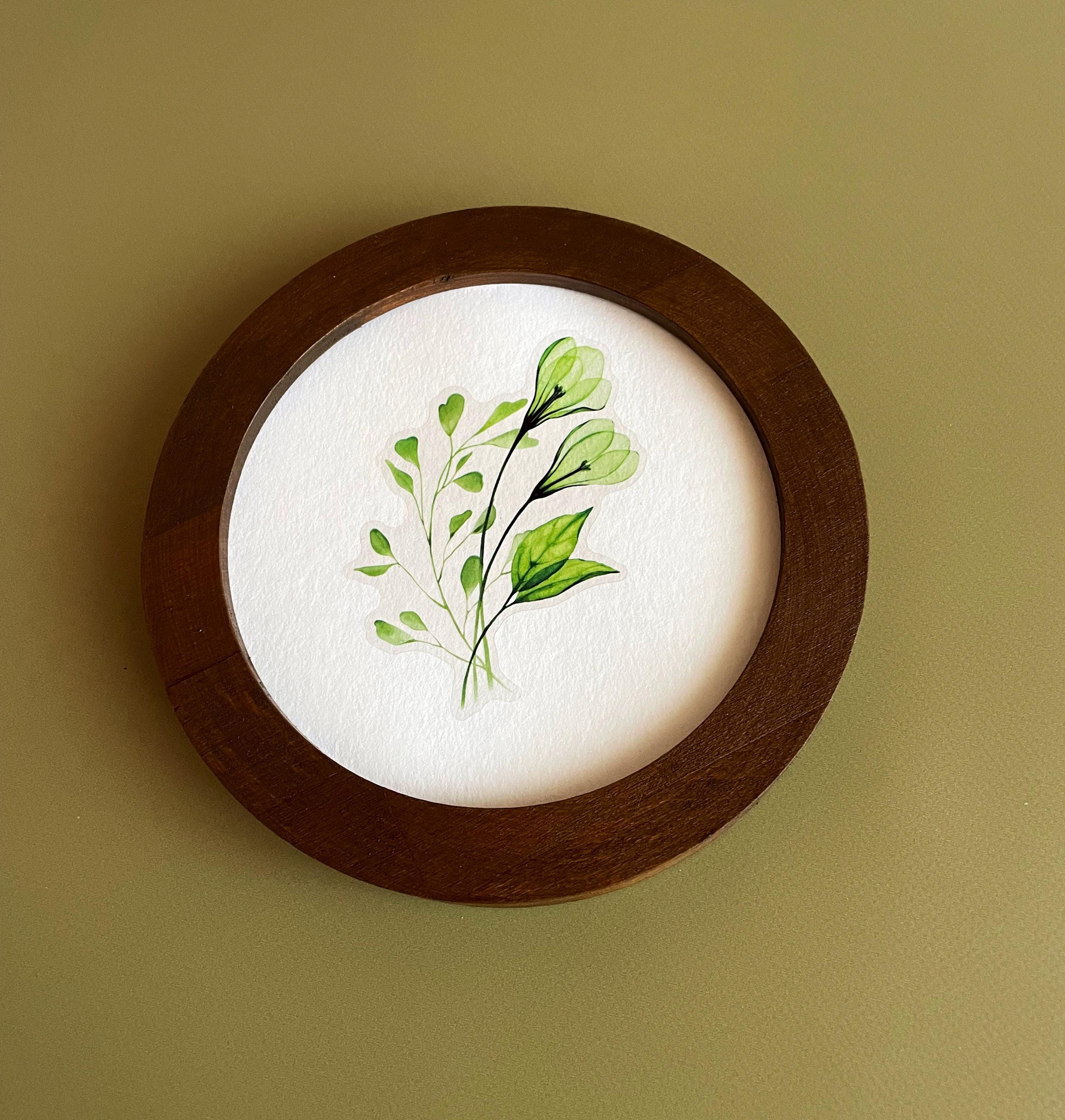 Soft Rounded Frame Round Picture Frame Round Wooden Frame, Round Photo Frame Small Big ...