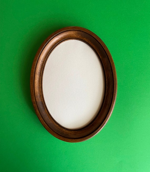 Brown Oval Wood Frame Oval Frame 3 х 5 Frame 4 X 6 Oval Frame 5 X