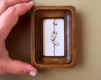 brown rectangular wooden frame,christmas gift